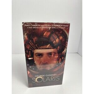 Solaris  VHS Tape - Sci-Fi / Mystery - George Clooney- Natascha McElhone